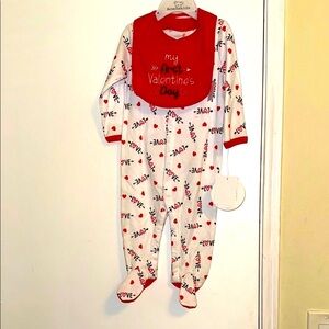 Koala Kids Red Baby Valentines Onesie